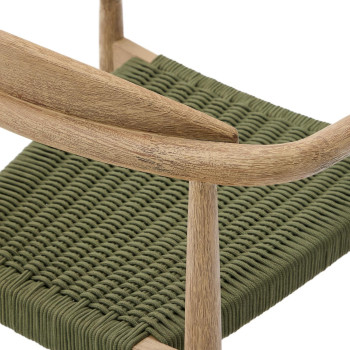 Nina Stuhl aus massivem Terrakottaholz