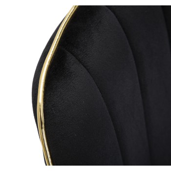 PARIS STUHL SCHWARZ/GOLD SET 2 STK