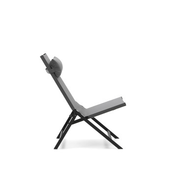 Klappstuhl von Canutells aus Aluminium mit grauem Finish