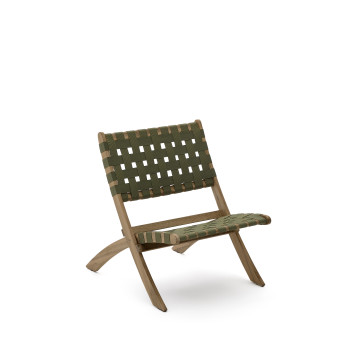 Chabeli Klappstuhl aus massivem Akazienholz und Seil