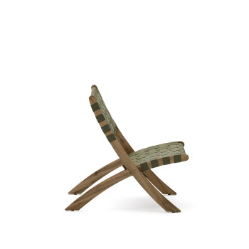 Chabeli Klappstuhl aus massivem Akazienholz und Seil