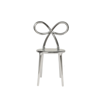 QEEBOO Ribbon Chair mit Metall-Finish