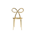 QEEBOO Ribbon Chair mit Metall-Finish
