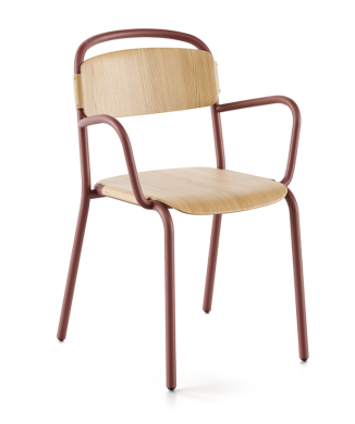 SKOL Holzstuhl mit Armlehnen - INFINITI