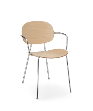 TONDINA Vierbeinstuhl mit Armlehnen - INFINITI