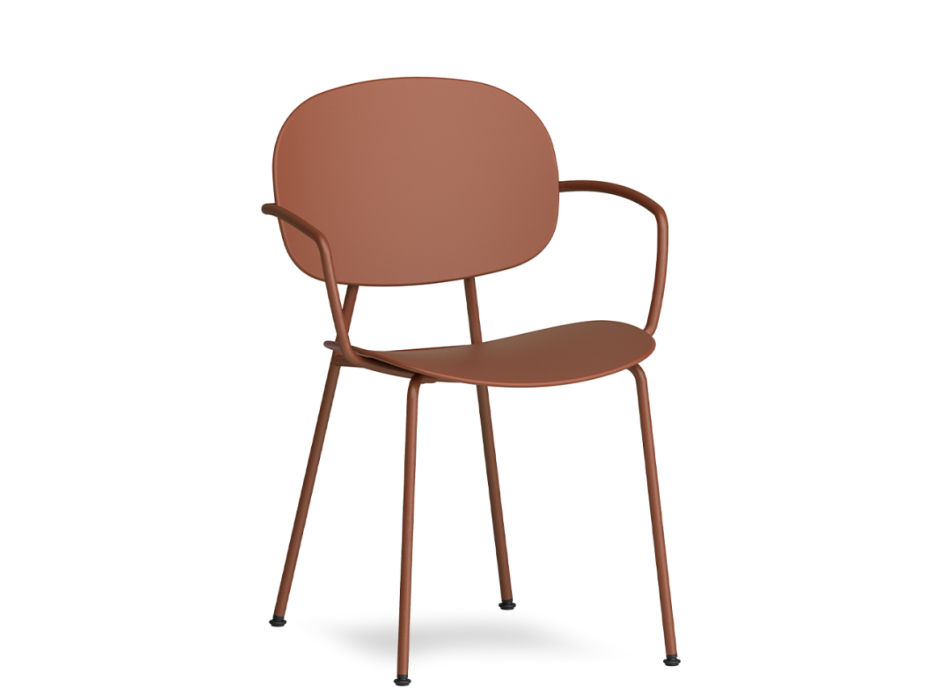 TONDINA POP Vierbeinstuhl mit Armlehnen - INFINITI