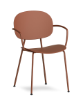 TONDINA POP Vierbeinstuhl mit Armlehnen - INFINITI
