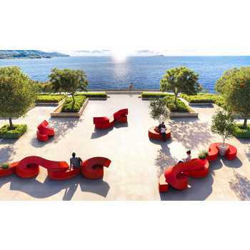 TWIST modulare Skulptur-Sitzmöbel von Plust