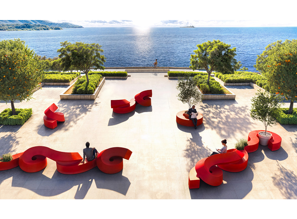 TWIST modulare Skulptur-Sitzmöbel von Plust