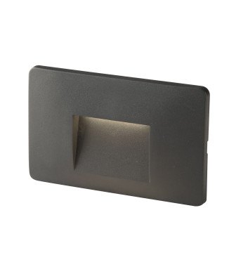 BREEN ANTHRAZIT LED-Einbau-Stufenleuchte 3W 290LM CCT IP65 13X1X8.5CM