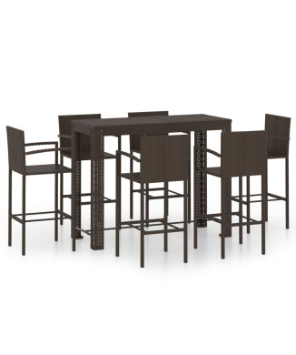 5-teiliges Gartensofa-Set mit ALUM-Kissen.