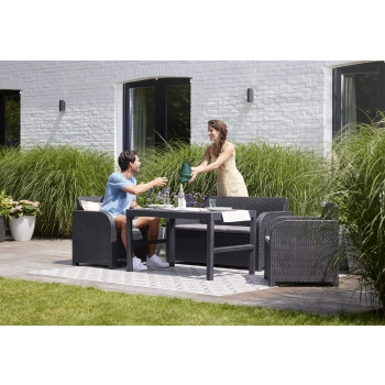 KETER CAROLINA LOUNGE SET Gartenset