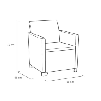 Gartenset CLAIRE LOUNGE SET KETER