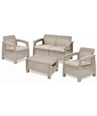 CORFÙ LOUNGE SET KETER Gartenset