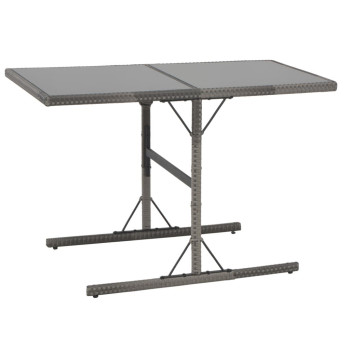 6-teiliges Gartensofa-Set mit Kissen aus Polyrattan