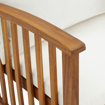 5-teiliges Gartensofa-Set aus massivem Akazienholz