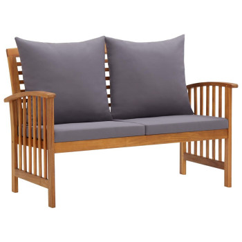 5-teiliges Gartensofa-Set aus massivem Akazienholz