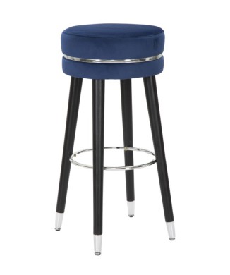 BARHOCKER PARIS BLAU/SILBER