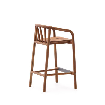 Turqueta Gartenhocker aus 100 % FSC-zertifiziertem Teakholz, Höhe 65 cm