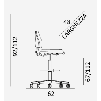 Elite 08 COMEL Bürohocker