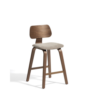 Gena-Hocker in Furnier