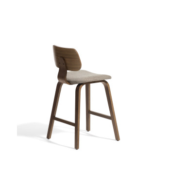 Gena-Hocker in Furnier