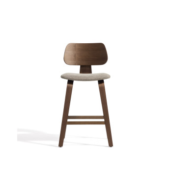 Gena-Hocker in Furnier