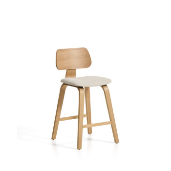 Gena-Hocker in Furnier