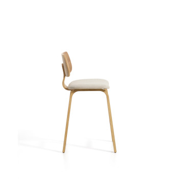 Gena-Hocker in Furnier