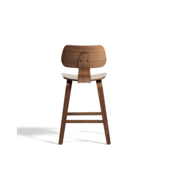 Gena-Hocker in Furnier