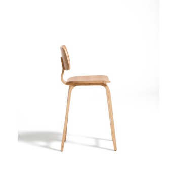 Gena-Hocker in Furnier
