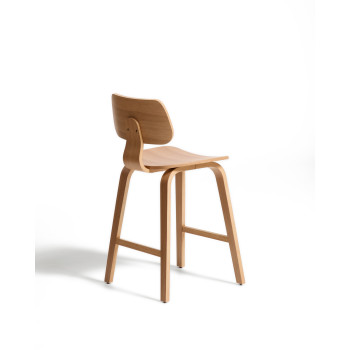 Gena-Hocker in Furnier