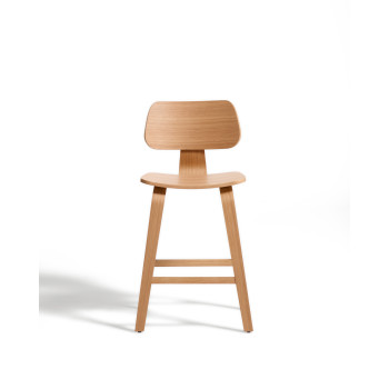 Gena-Hocker in Furnier