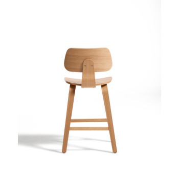 Gena-Hocker in Furnier