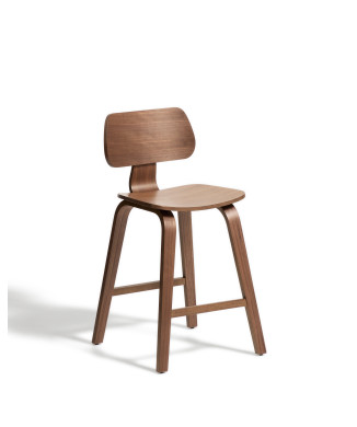 Gena-Hocker in Furnier