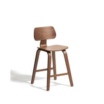 Gena-Hocker in Furnier