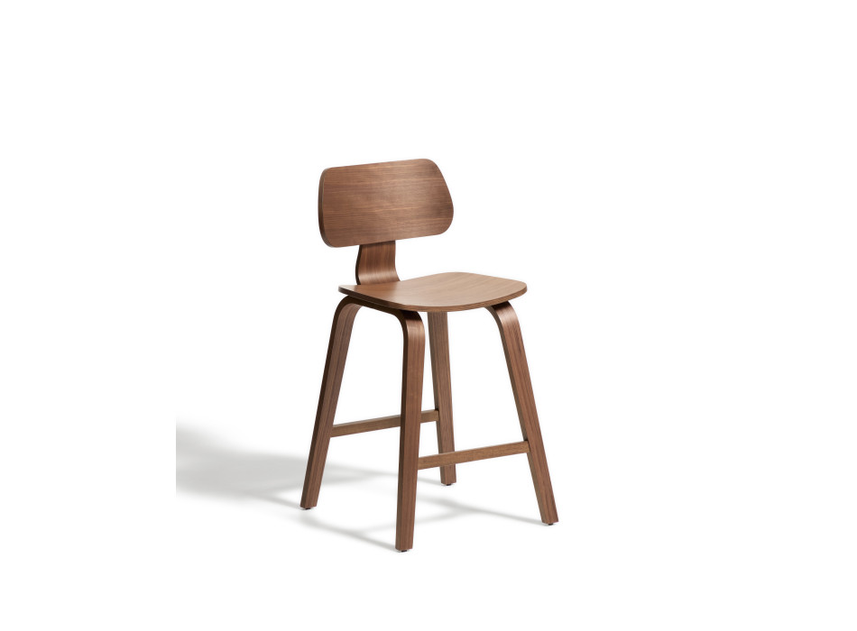 Gena-Hocker in Furnier