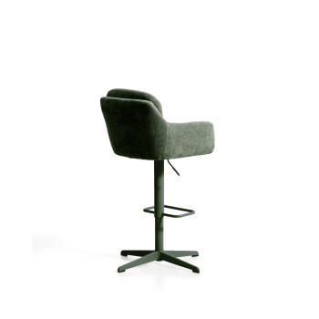 Drehhocker Lexa aus Chenille