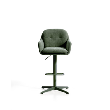 Drehhocker Lexa aus Chenille