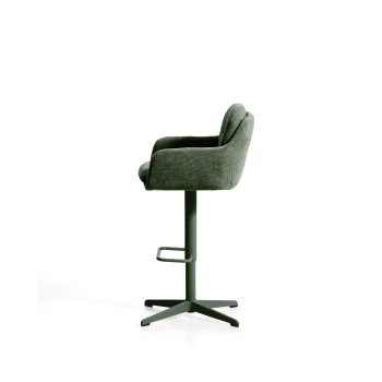 Drehhocker Lexa aus Chenille