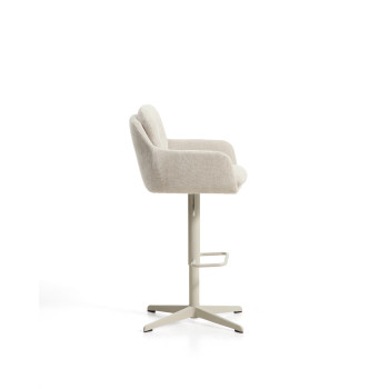 Drehhocker Lexa aus Chenille