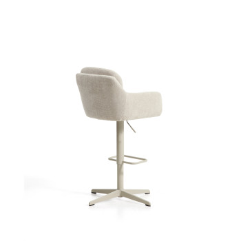 Drehhocker Lexa aus Chenille