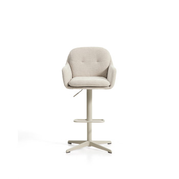 Drehhocker Lexa aus Chenille