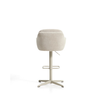Drehhocker Lexa aus Chenille