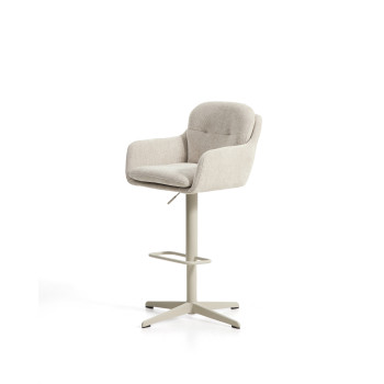 Drehhocker Lexa aus Chenille