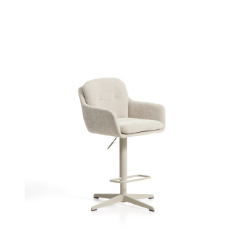 Drehhocker Lexa aus Chenille