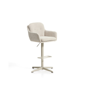 Drehhocker Lexa aus Chenille