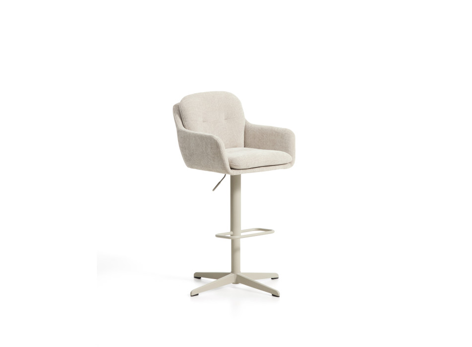 Drehhocker Lexa aus Chenille