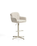 Drehhocker Lexa aus Chenille