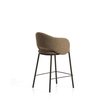 Maina-Hocker aus dickem Chenille